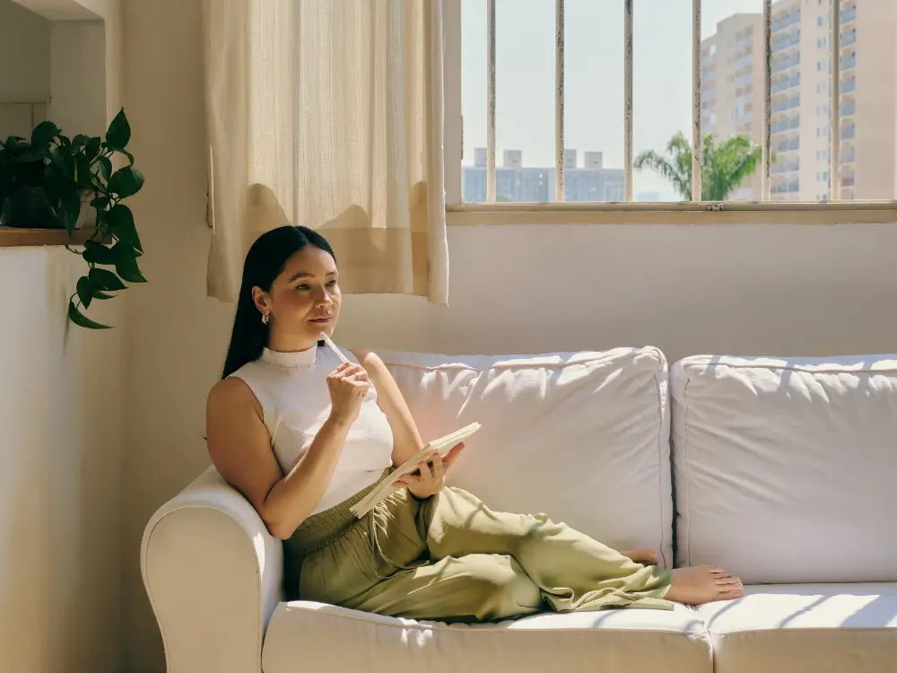 “O tempo certo é o seu. Aprenda a viver no seu ritmo.”