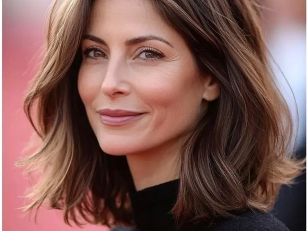 corte long bob para mulheres maduras