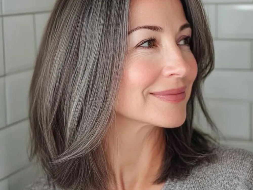 Blunt Cut para mulheres após os 40